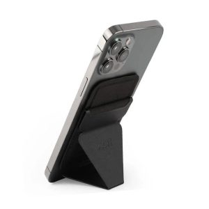 Moft Snap-On iPhone Stand & Wallet - Black - Tashqila