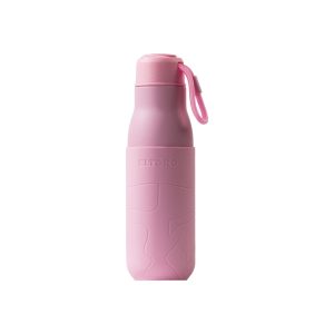 Eltoro Stainless Steel Bottle 500ml Pink With Pink Sleeve - Tashqila