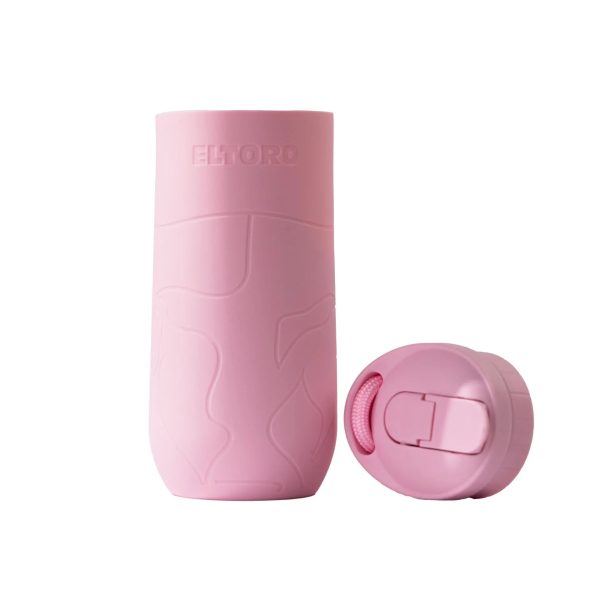 Eltoro Bottle Sleeve With Straw Lid - Baby Pink - Tashqila