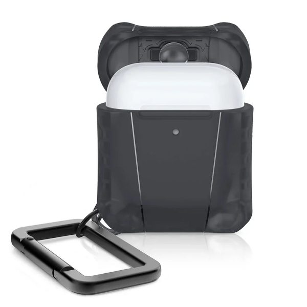 Itskins Spectrum Frost Series Case For Airpods - Black - Tashqila