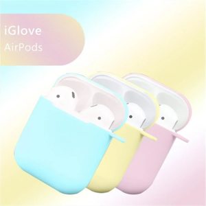 Wiwu Iglove Soft Silicone Cases For Apple Airpod - Macaroon Set 3 Pcs Pack - Tashqila