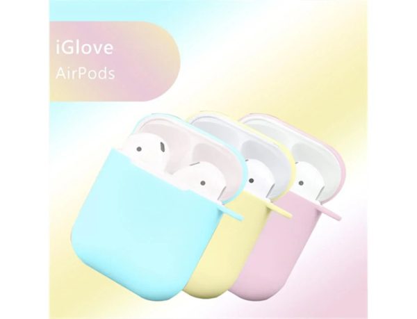 Wiwu Iglove Soft Silicone Cases For Apple Airpod - Macaroon Set 3 Pcs Pack - Tashqila