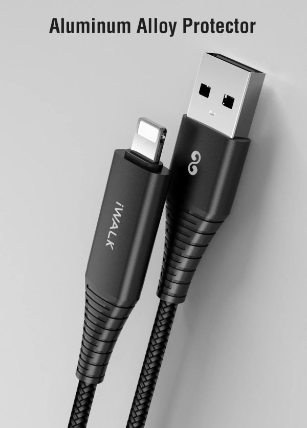 iWalk 60W 4in1 Twister Duo Cable 1M Cable - Black - Tashqila