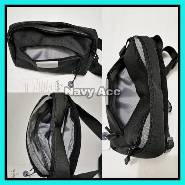 Wiwu Funny Pack Shoulder & Waist Pouch - Gray - Tashqila