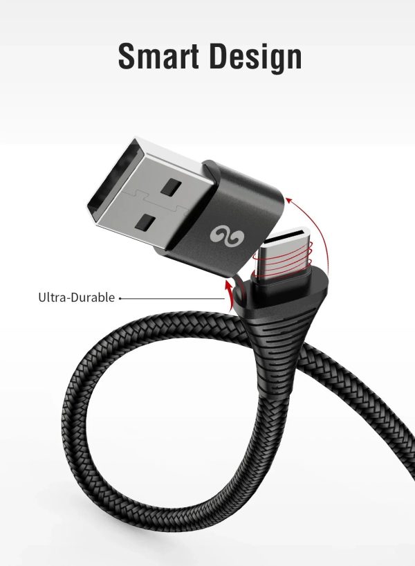 iWalk 60W 4in1 Twister Duo Cable 1M Cable - Black - Tashqila