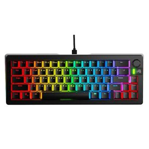 Glorious GMMK 3 65% Prebuilt Wired Mechanical Gaming Keyboard - Black, Arabic - Tashqila