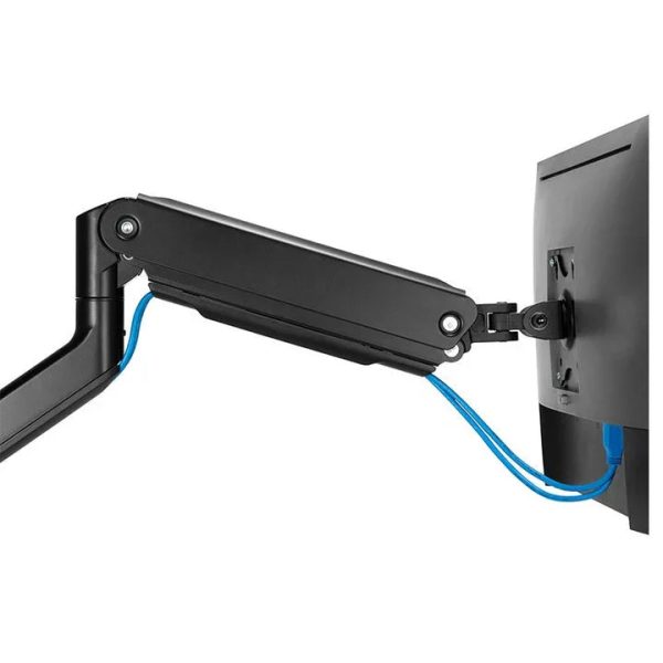 Twisted Minds Single Monitor Mechanical Spring Monitor Arm -Black (Fit Screen Size 17""-45"") - Tashqila