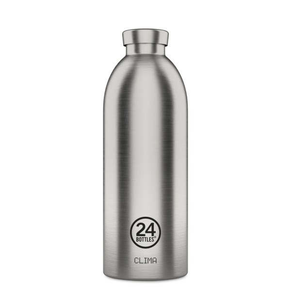 24Bottles Clima Bottle - Brushed Steel - 850 ml - Tashqila