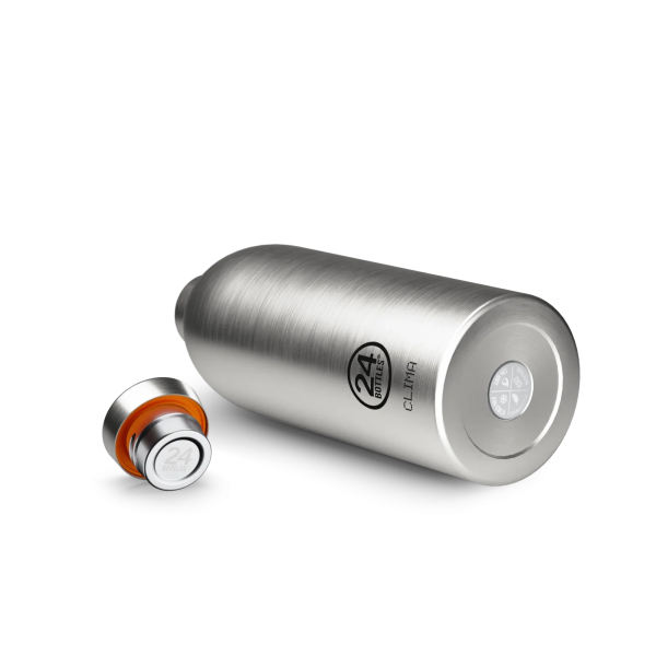 24Bottles Clima Bottle - Brushed Steel - 850 ml - Tashqila
