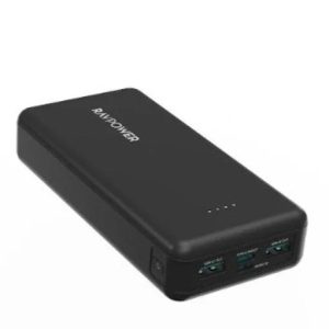 Ravpower PD Pioneer 20000Mah Power Bank 15W With 4 Ports - Black - Tashqila