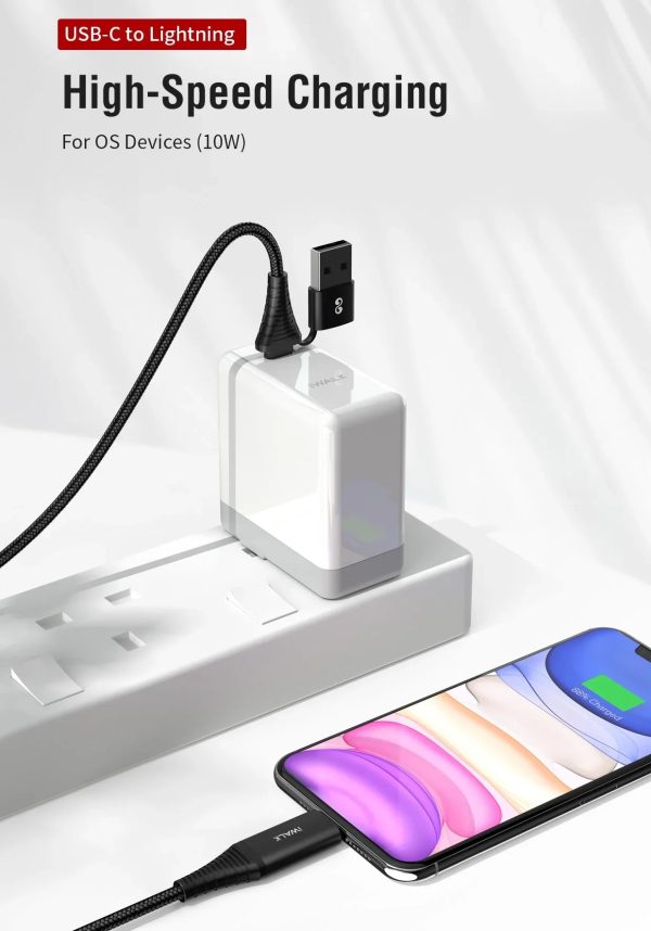 iWalk 60W 4in1 Twister Duo Cable 1M Cable - Black - Tashqila