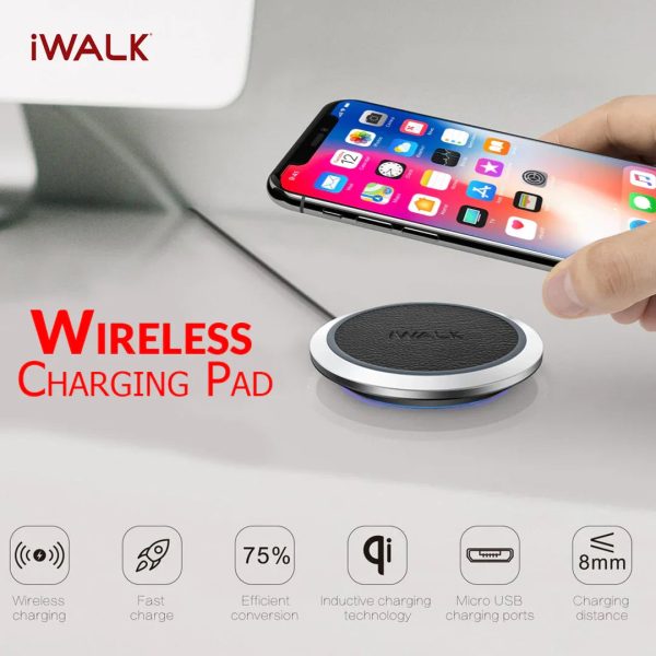 iWalk Wireless Charger - Black - Tashqila