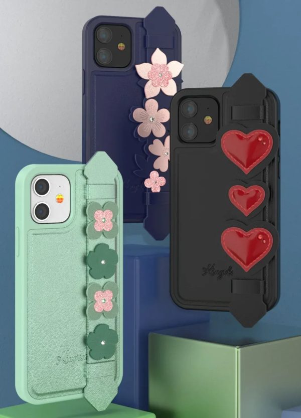 iPhone 12 Pro Max Kingxbar Refreshing GriP Case - Blue - Tashqila