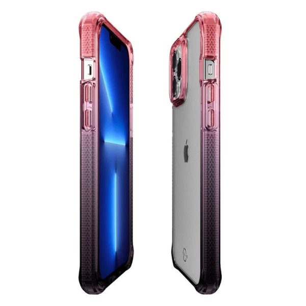 Itskins Supreme Prism iPhone 13 Pro Max Cover - Light Pink And Grey - Tashqila