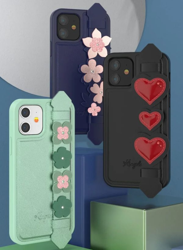 iPhone 12 Pro Max Kingxbar Refreshing GriP Case - Green - Tashqila
