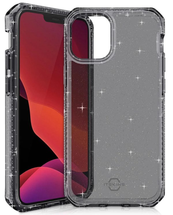 Itskins Hybrid Spark iPhone 12 & 12 Pro Case - Smoke - Tashqila