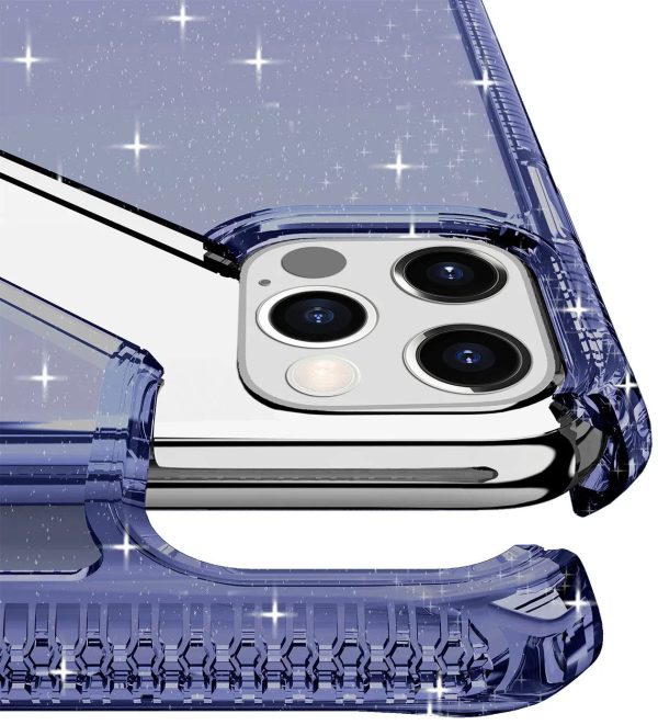 Itskins Hybrid Spark iPhone 12 & 12 Pro Case - Deep Blue - Tashqila