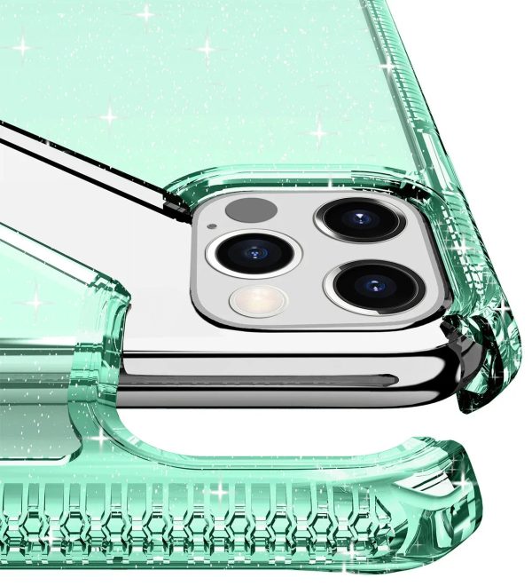Itskins Hybrid Spark iPhone 12 & 12 Pro Case - Tiffany Green - Tashqila