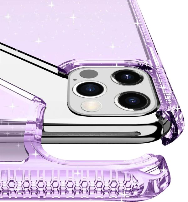 Itskins Hybrid Spark iPhone 12 & 12 Pro Cover - Light Purple - Tashqila