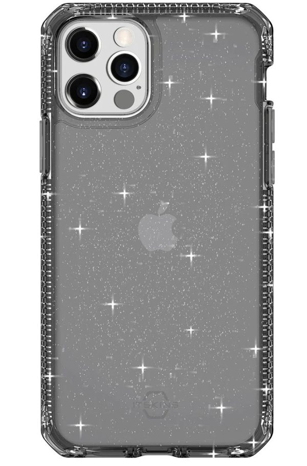 Itskins Hybrid Spark iPhone 12 & 12 Pro Case - Smoke - Tashqila