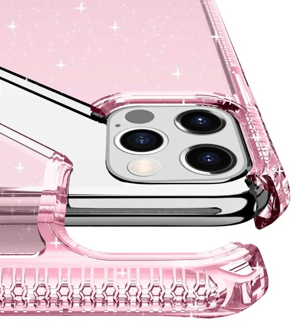 Itskins Hybrid Spark iPhone 12 & 12 Pro Case - Pink - Tashqila