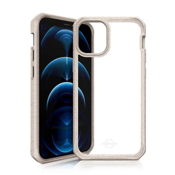 Itskins Feroniabio Pure iPhone 12 / 12 Pro Case - Natural And Transparent - Tashqila