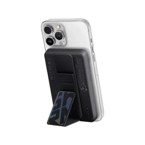 Skinarma Magnetic Powerbank 10000 mAh 20W Usb-C Pd With Smart Grip Stand - Black - Tashqila
