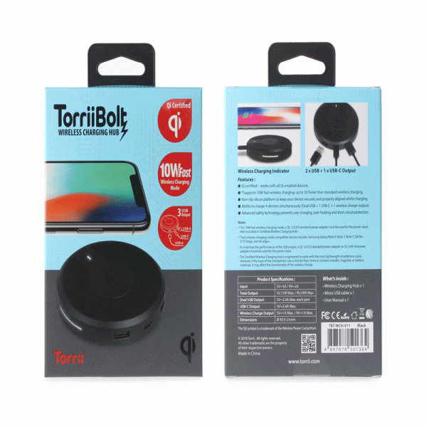 Torrii Bolt Wireless Charging Hub - Tashqila