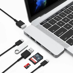 Wiwu Usb Type-C 7 In 1 Hub Aluminum Case For Macbook-T8 - Tashqila