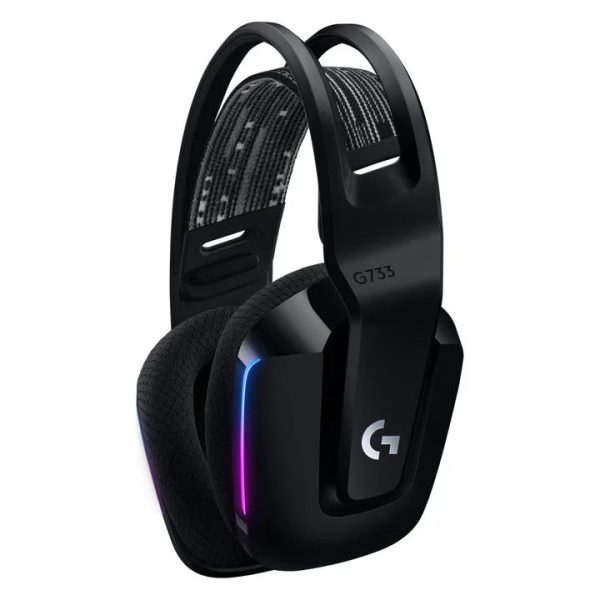 Logitech G733 Lightspeed Wireless RGB Gaming Headset - Black - Tashqila