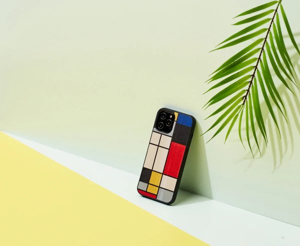Man & Wood Case For iPhone 12 Pro Max - Mondrian Wood - Tashqila