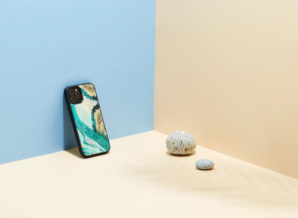 Ikins Case For iPhone 12 Pro Max - Aqua Agate - Tashqila