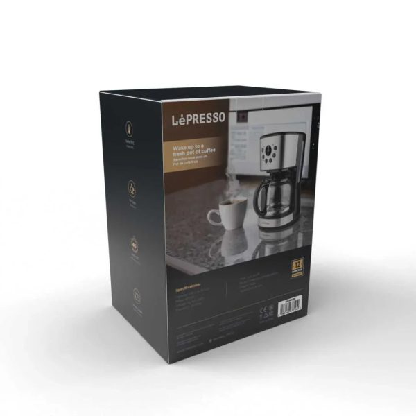 LePresso Digital Drip Coffee Machine with Smart Functions 1.5L 900W - Tashqila