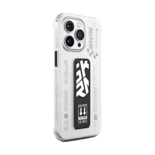 SkinArma Apex iPhone 15 Pro Grip-Stand Cover - Black - Tashqila