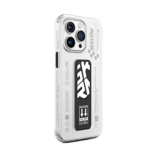 SkinArma Apex iPhone 15 Pro Max Grip-Stand Cover - Black - Tashqila