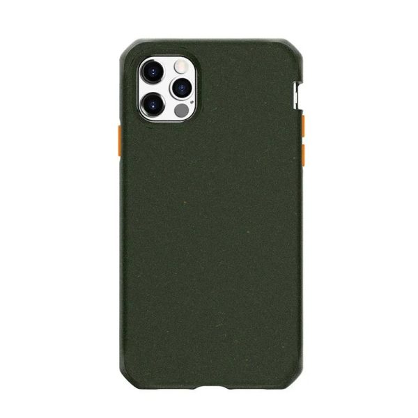 Itskins Feroniabio Summit iPhone 12 / 12 Pro Case - Kaki And Orange - Tashqila