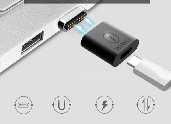 Wiwu Magsafe Type-C Magnetic Cable Connector For Macbook - Tashqila
