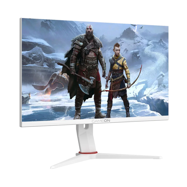 GAMEON Artic Pro Series 27" FHD, 180Hz, 0.5ms Flat Gaming Monitor (Support PS5) - White - Tashqila