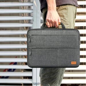 Wiwu Smart Stand Sleeve Hand Bag For Macbook 13" Gray - Tashqila
