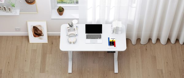 King Smith Smart Height Adjustable Table - White - Tashqila