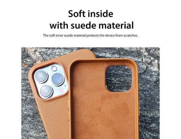 Araree Pellis Leather Case For iPhone 13 Pro Max - Green - Tashqila
