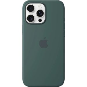 Apple iPhone 16 Pro Max Silicone Case with MagSafe - Lake Green - Tashqila