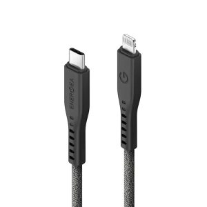 Energea Flow Usb-C To Lightning Cable 1.5M - Black - Tashqila