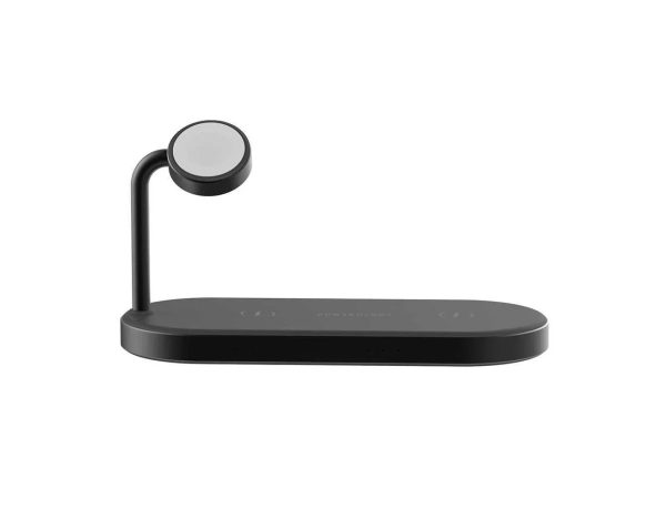 Powerology 4in1 Fast-Wireless Charging Dock - Black - Tashqila