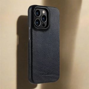 Melkco iPhone 13 Pro Premium Leather Cover - Black - Tashqila