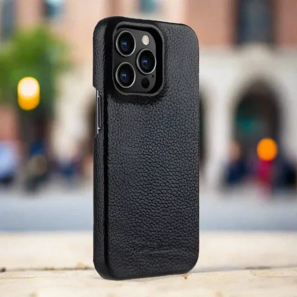Melkco iPhone 13 Pro Premium Leather Cover - Orange - Tashqila