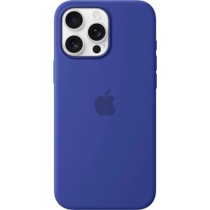 Apple iPhone 16 Pro Max Silicone Case with MagSafe - Ultramarine - Tashqila