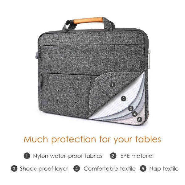 Wiwu Smart Stand Sleeve Hand Bag For Macbook 13" Gray - Tashqila