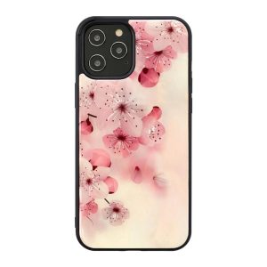 Ikins Case For iPhone 12 / 12 Pro - Lovely Cherry Blossom - Tashqila