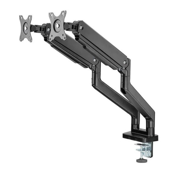 Twisted Minds Dual Monitor Mechanical Spring Monitor Arm -Black (Fit Screen Size 17""-35"") - Tashqila